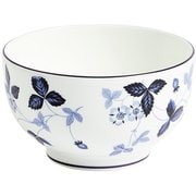 ストロベリー インクブルー ラウンドボウル 皿 約11cm 国内正規品 1072183