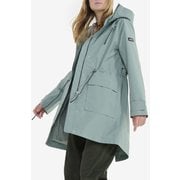 ゴアテックス フィッシュテールフーデッドジャケット T-KIT AIW24WOUT008 ZBFBA52 006 セラドン サイズ36(Sサイズ) [アウトドア 防水ジャケット レディース]