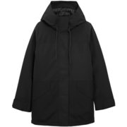 ゴアテックス フーデッドジャケット AIW24WOUI020 ZBFBH85 006 NOIR A サイズ36(Sサイズ) [アウトドア 防水ジャケット レディース]