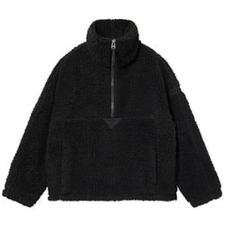 ハーフジップ シェルパフリース AIW24WFLE001 ZSFBB55 005 NOIR A M+サイズ [アウトドア フリース レディース]