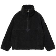 ハーフジップ シェルパフリース AIW24WFLE001 ZSFBB55 005 NOIR A M+サイズ [アウトドア フリース レディース]