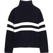クルーネックボーダーセーター AIW24WKNI002 ZAFBB74 006 EMPIRE A Sサイズ [アウトドア セーター レディース]