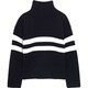 クルーネックボーダーセーター AIW24WKNI002 ZAFBB74 006 EMPIRE A Lサイズ [アウトドア セーター レディース]