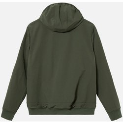 新品タグ付き【AIGLE ダークグリーンのジップアップフリース】エーグル★サイズXL★zsh003F★定価13000円★左腕に牛革のロゴアイコンあり ヨドバシ.com - エーグル AIGLE ジップアップフリース ZSHAZ92