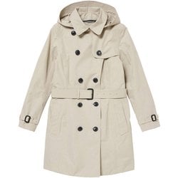 ゴアテックス フーデッドロングトレンチコート AAW24WOUT002 ZBFBA95 002 ベージュ サイズ36(Sサイズ) [アウトドア 防水ジャケット レディース]