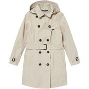 ゴアテックス フーデッドロングトレンチコート AAW24WOUT002 ZBFBA95 002 ベージュ サイズ36(Sサイズ) [アウトドア 防水ジャケット レディース]