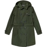 ゴアテックス フーデッドロングトレンチコート AAW24WOUT002 ZBFBA95 003 アルグ サイズ38(Mサイズ) [アウトドア 防水ジャケット レディース]