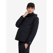 ゴアテックス フーデッドジャケット AAW24MOUT010 ZBHBC22 001 ノワール Mサイズ [アウトドア 防水ジャケット メンズ]