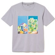 AIGLE for more trees チャリティ グラフィック 半袖Ｔシャツ #5 ZTHBB23 グレー リラ 001 XSサイズ [アウトドア カットソー メンズ]