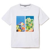 AIGLE for more trees チャリティ グラフィック 半袖Ｔシャツ #5 ZTHBB23 BLANC AIGLE 002 Lサイズ [アウトドア カットソー メンズ]