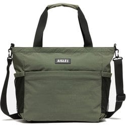 AIGLE　リサイクルナイロン 2wayトートバッグ ZNHBC79　カーキ セール】 撥水 リサイクルナイロン 2wayトートバッグ ショルダー