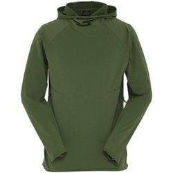 ヘキサゴンフリースフーディ Hexagon Fleece Hoodie 011086 ライフルグリーン Mサイズ [アウトドア フーディー メンズ]