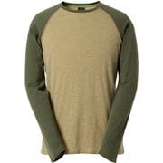 メリノウールツートーンロングスリーブティー Merino Wool Two Toned LS Tee 011093 ライフルグリーン Lサイズ [アウトドア カットソー メンズ]