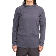 ウィメンズメリノウールロングスリーブフーディ Women's Merino Wool LS Hoodie 011095 インディアインク Mサイズ [アウトドア フーディー レディース]