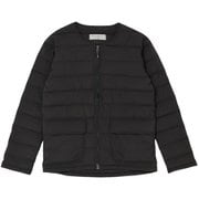 ストレッチのダウンカーディガン 021076 スミイロ サイズ四(L) [アウトドア ダウンウェア ユニセックス]