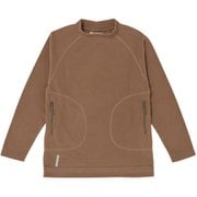 フリースのモックネックセーター 021085 K76 クチバイロ サイズ二(S) [アウトドア セーター ユニセックス]
