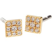 Honesty Candra Gold CZ-CD-WH-YG [ランニング アクセサリ ピアス]