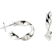 Embrace Wavy Silver HP-WV-SV [ランニング アクセサリ ピアス]
