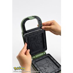 BRUNO ホットサンドメーカー グリーン BOE131-GR ポケモン Amazon | BRUNO ポケモン ホットサンドメーカー シングル 電気