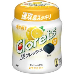 クロレッツ炭フレッシュレモンミントボトル 112g
