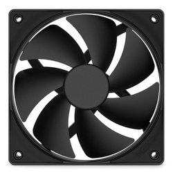 ケースファン 静圧モデル F120P（2024） 120mm PWM 500～2000rpm ブラック RF-P12SF-B2