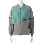 CL5SUY59 92 [ゴルフジャケット レディース キルトJQジップアップジャケット XLサイズ グレー]