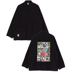 シンジロウタナカ オーバーサイズドカバーオール SHINJIRO TANAKA Oversized Coverall CH04-1439 K001 Black XLサイズ [アウトドア ジャケット メンズ]