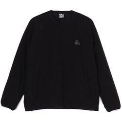 エアトレイルストレッチパテッドクルートップ Airtrail Stretch Padded Crew Top CH01-2443 K001 Black Mサイズ [アウトドア スウェット メンズ]