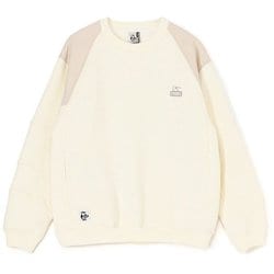 マイトンパネルクルートップ Myton Panel Crew Top CH00-1459 W001 White Mサイズ [アウトドア スウェット メンズ]