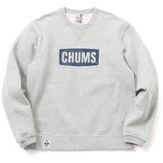 チャムスロゴクルートップ CHUMS Logo Crew Top CH00-1416 G050 H/Gray x Navy XLサイズ [アウトドア スウェット メンズ]