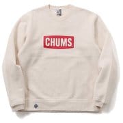 チャムスロゴクルートップ CHUMS Logo Crew Top CH10-1416 W096 H/Natural×Red WMサイズ [アウトドア スウェット レディース]