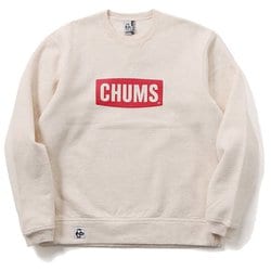 チャムスロゴクルートップ CHUMS Logo Crew Top CH10-1416 W096 H/Natural×Red WLサイズ [アウトドア スウェット レディース]