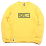 チャムスロゴクルートップ CHUMS Logo Crew CH00-1416 Y001 Yellow Lサイズ [アウトドア スウェット メンズ]