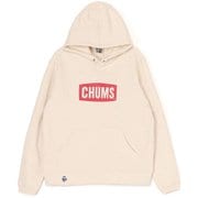 チャムスロゴプルオーバーパーカー CHUMS Logo Pullover Parka CH00-1418 W096 H/Natural×Red Mサイズ [アウトドア スウェット メンズ]