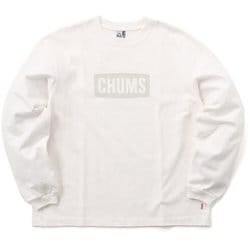 ヘビーウェイトチャムスロゴロングスリーブTシャツ Heavy Weight CHUMS Logo L/S T-Shirt CH11-2298 W001 White WLサイズ [アウトドア カットソー レディース]
