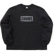 ヘビーウェイトチャムスロゴロングスリーブTシャツ Heavy Weight CHUMS Logo L/S T-Shirt CH01-2298 K001 Black Mサイズ [アウトドア カットソー メンズ]