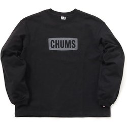 ヘビーウェイトチャムスロゴロングスリーブTシャツ Heavy Weight CHUMS Logo L/S T-Shirt CH01-2298 K001 Black Lサイズ [アウトドア カットソー メンズ]