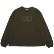 ヘビーウェイトチャムスロゴロングスリーブTシャツ Heavy Weight CHUMS Logo L/S T-Shirt CH11-2298 M032 Olive WLサイズ [アウトドア カットソー レディース]