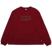 ヘビーウェイトチャムスロゴロングスリーブTシャツ Heavy Weight CHUMS Logo L/S T-Shirt CH01-2298 R026 Burgundy Mサイズ [アウトドア カットソー メンズ]