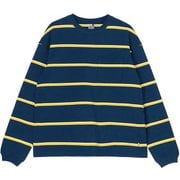 ヘビーウェイトボーダーロングスリーブTシャツ Heavy Weight Border L/S T-Shirt CH11-2449 A081 Blue/Yellow WLサイズ [アウトドア カットソー レディース]