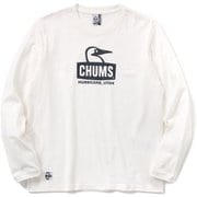 ブービーフェイスブラッシュドロングスリーブTシャツ Booby Face Brushed L/S T-Shirt CH11-2303 W071 White×Black WLサイズ [アウトドア カットソー レディース]