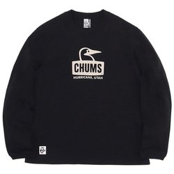 ブービーフェイスブラッシュドロングスリーブTシャツ Booby Face Brushed L/S T-Shirt CH01-2303 K084 Black x Greige Mサイズ [アウトドア カットソー メンズ]