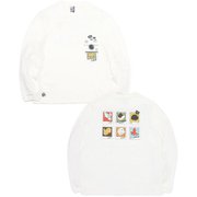 インスタントカメラポケットブラッシュドロングスリーブTシャツ Instant Camera Pocket Brushed L/S T-Shirt CH01-2451 W001 White Lサイズ [アウトドア カットソー メンズ]