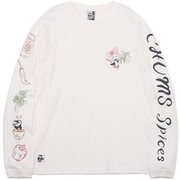 チャムススパイスブラッシュドロングスリーブTシャツ CHUMS Spice Brushed L/S T-Shirt CH11-2453 W001 White WMサイズ [アウトドア カットソー レディース]