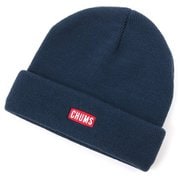 チャムスロゴショートニットキャップ CHUMS Logo Short Knit Cap CH05-1402 N001 Navy [ニットキャップ ビーニー]