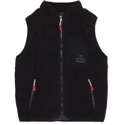 キッズブービーステッチフリースベスト Kid's Booby Stitch Fleece Vest CH24-1060 K001 Black KMサイズ [アウトドア ベスト キッズ]