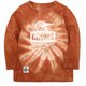 キッズブービーフェイスブラッシュドロングスリーブTシャツ Kid's Booby Face Brushed L/S T-Shirt CH21-1293 Z319 Brown Tie-Dye KLサイズ [アウトドア トップス 長袖 キッズ]