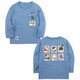 キッズインスタントカメラポケットブラッシュドロングスリーブTシャツ Kid's Instant Camera Pocket Brushed L/S T-Shirt CH21-1342 A002 Lt. Blue KMサイズ [アウトドア トップス 長袖 キッズ]