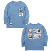 キッズインスタントカメラポケットブラッシュドロングスリーブTシャツ Kid's Instant Camera Pocket Brushed L/S T-Shirt CH21-1342 A002 Lt. Blue KMサイズ [アウトドア トップス 長袖 キッズ]