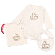 ベビーロングスリーブギフトセット Baby L/S Gift Set CH27-1032 W003 H/Natural 70サイズ [ロンパース スタイ ベビー]